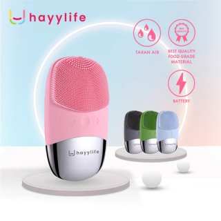 11. HAYYLIFE Facial Cleansing Face Cleaner Silicone Deep Pore Cleaning Electric Massage Brush Rechargeable HL-BCA605