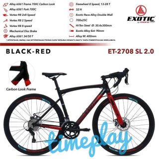 EXOTIC ET 2708 SL 2.0 by PACIFIC BIKE Roadbike 700c sepeda balap