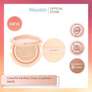 Wardah Refill Colorfit Perfect Glow Cushion SPF33 PA Tahan 12 Jam 15 gr