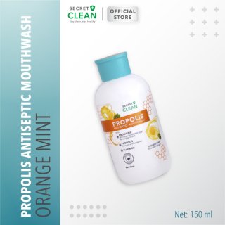 Secret Clean Propolis Antiseptic Mouthwash 150ml - OrangeMint