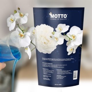 Detergen Cair MOTTO 750ML Aroma Floral Elegan Wangi Tahan