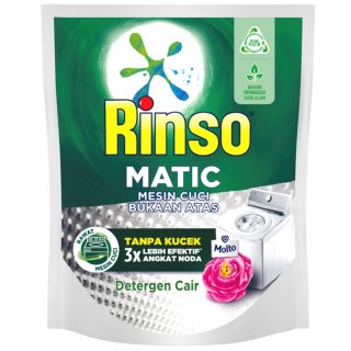 Rinso Matic Plus Molto Detergent Cair Bukaan Atas 