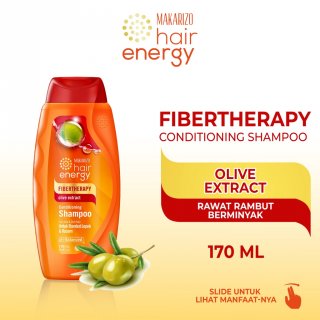 4. Makarizo Hair Energy Fibertherapy Conditioning Shampoo Olive
