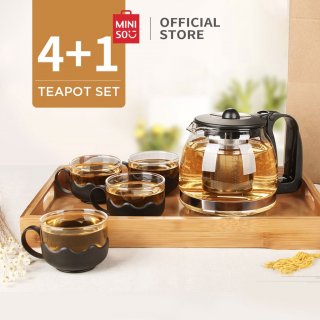 MINISO Teko Teapot Set Teh Sederhana 5pcs