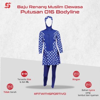 7. Bodyline - Baju Renang Muslim Dewasa Putusan 016