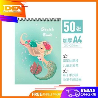 Buku Diary Menggambar Sketchbook Drawing Memo Pad Notebook A4 - FPL78
