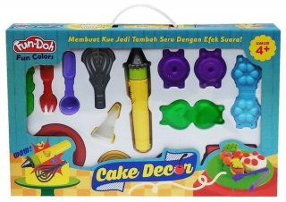 19. Mainan Anak Perempuan Fun Doh Cake Decor - Mainan Lilin