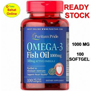 14. Puritan Pride Omega 3 Fish Oil