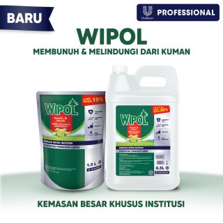 Wipol Professional Disinfektan Pembersih Lantai Karbol Cemara