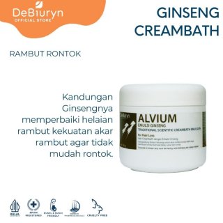 DeBiuryn Alvium Clinical Scientific Hair Creambath 350gr-Rambut Rontok