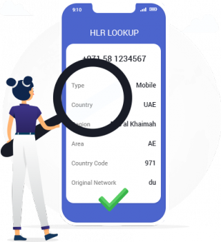 Menggunakan HLR Lookup