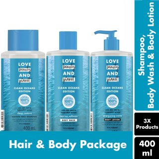 26. Love Beauty And Planet Ocean Hair & Body Package,