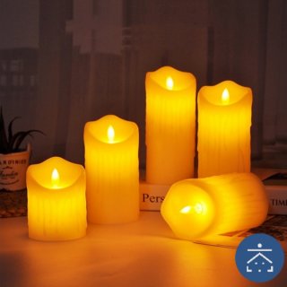14. Lilin Elektrik Lampu Hias Natal LED Dekorasi, Cahaynya Tak Kalah Terang