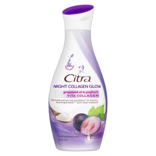 9. Citra Night Collagen Glow Hand & Body Lotion