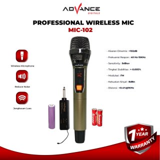Advance MIC-102 Mic Profesional Wireless