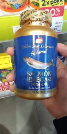 GOLDEN BEAR LABORATORY SALMON OMEGA 3 FISH OIL