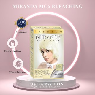 Miranda Hair Color Premium Cat Pewarna Rambut Miranda MC 6 Bleaching