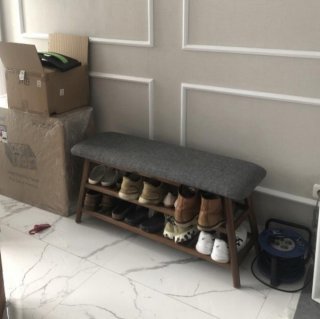 Rak Sepatu Susun Kayu Jati Minimalis Sofa