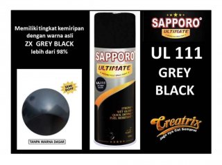 Sapporo Ultimate UL111 ZX Grey Black / Cat Semprot Aerosol Terbaik
