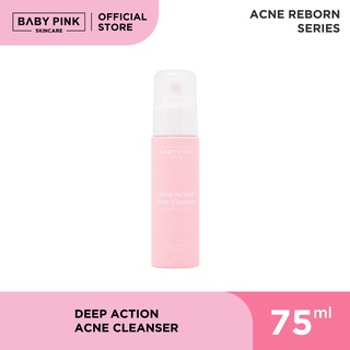11. Baby Pink Deep Action Acne Cleanser, Menyeimbangkan pH Kulit