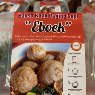 Bakso Kuah Daging Sapi Eboek Khas Solo