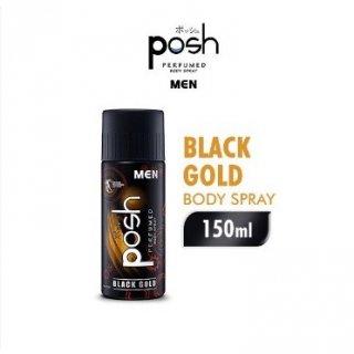 POSH Spray Cologne Men Black Gold