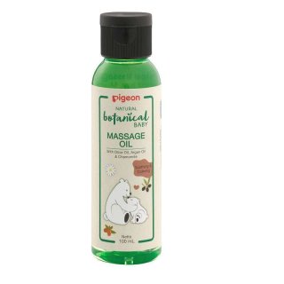 26. Pigeon Botanical Baby Massage Oil agar Bayi Lebih Rilaks Lewat PIjatan Ibu