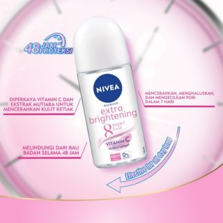 NIVEA Deodorant Extra Brightening Roll On