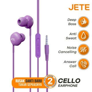 Headset Earphone Stereo JETE Cello 