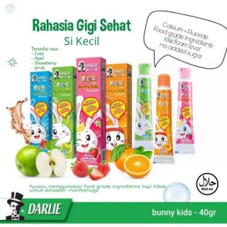 Darlie Toothpaste Bunny Kids Pasta Gigi Anak Fluoride Toothpaste 40Gr JERUK