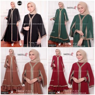2. Abaya Turkey 1199 Dress Muslim Gamis Jumbo