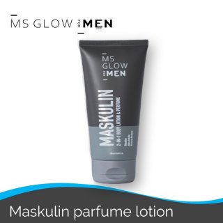 10. MS glow for men Maskulin 2in1 Body Lotion & Parfume, Rawat Kelembapan Kulit