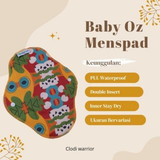 Baby Oz Reusable Menstrual Pad Reguler