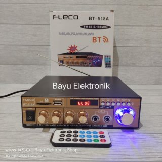 9. Power Amplifier Fleco BT-518A, Hasilkan Suara Jernih