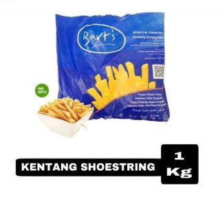 Barts Kentang Goreng Shoestring 1kg - Bart's Shoestring