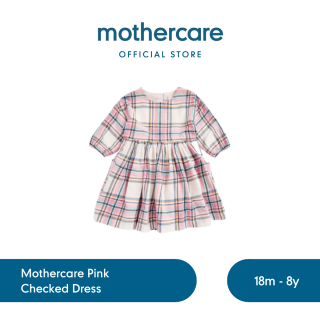 Mothercare Pink Checked Dress