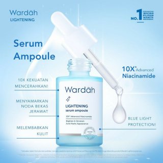 7. Wardah Lightening Facial Serum Ampoule