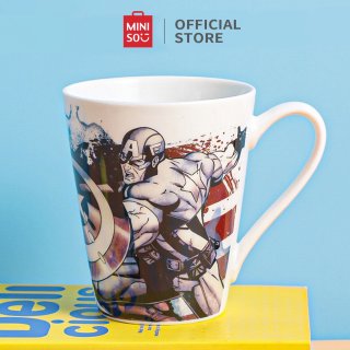 6. MINISO Mug 346ml Marvel Cangkir Keramik 