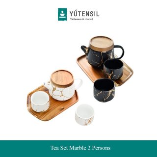 Yutensil Tea Set Marbel