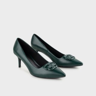 URBAN&CO Woman Heels Lavanya Dark Green