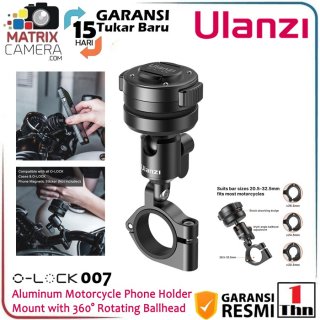 Ulanzi O-LOCK 007 Aluminum Phone Holder Mount for Motorcycle