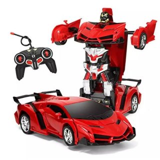 6. Mainan Mobil Remote Control Transformers, Mobil-mobilan yang Bisa Berubah Menjadi Robot