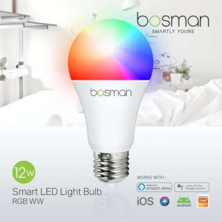 Bosman Smart LED Light Bulb 12W RGBWW
