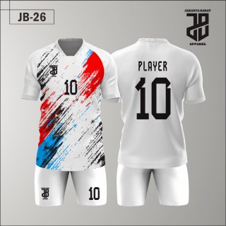 [JB-26] Baju Bola Stelan Futsal Bola Jersey - Jakarta Barat Apparel 