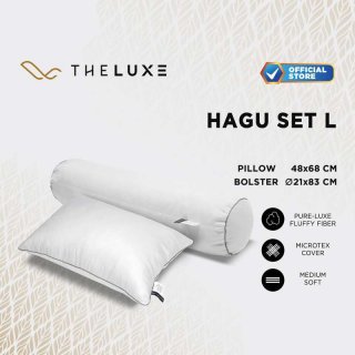 Paket 1 Bantal 1 Guling Hagu L By TheLuxe