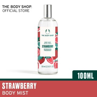 30. The Body Shop Strawberry Body Mist, Segar dan Bikin Good Mood Sepanjang Hari