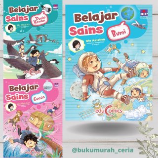 Komik Edukasi Science Belajar Sains Bumi, Dunia Hewan, Cuaca