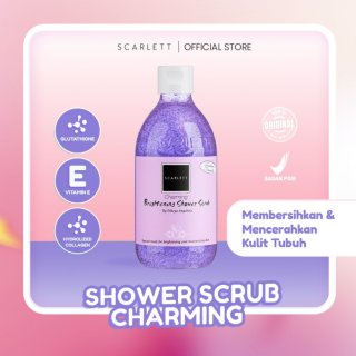 Scarlett Whitening Shower Scrub Charming
