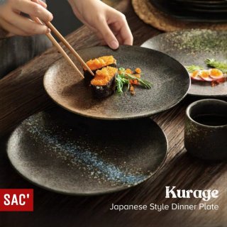 Kurage Japanese Style Dinner Plate Bowl