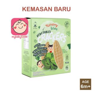 YUMMY BITES BABY RICE CRACKERS VEGETABLES 50 GR